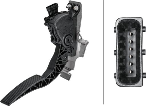 HELLA 6PV 358 156-001 - Capteur, position d'accelerateur droxauto.com