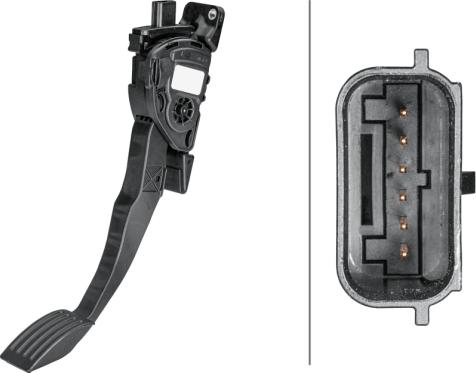 HELLA 6PV 358 156-121 - Capteur, position d'accelerateur droxauto.com