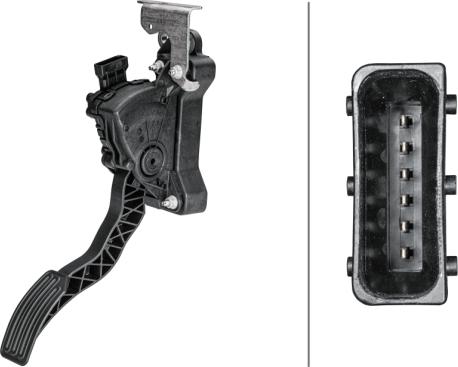 HELLA 6PV 358 156-251 - Capteur, position d'accelerateur droxauto.com