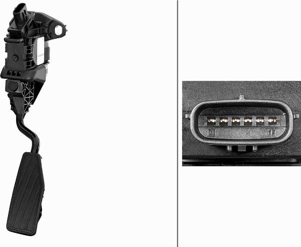 HELLA 6PV 312 094-091 - Capteur, position d'accelerateur droxauto.com