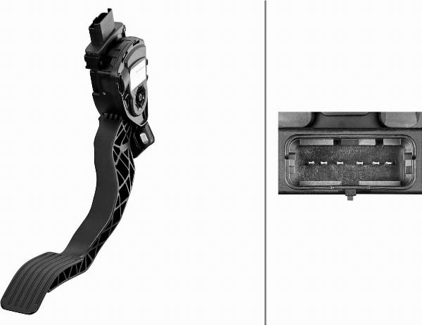 HELLA 6PV 312 082-011 - Capteur, position d'accelerateur droxauto.com