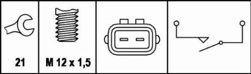 HELLA 6ZF 008 621-141 - Contacteur, feu de recul droxauto.com