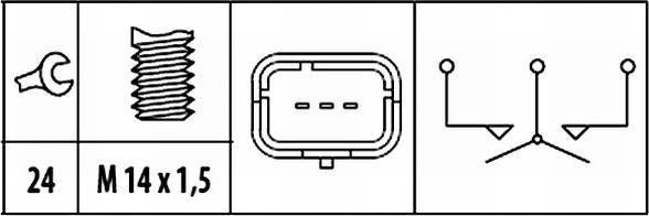 HELLA 6ZF 181 612-071 - Contacteur, feu de recul droxauto.com