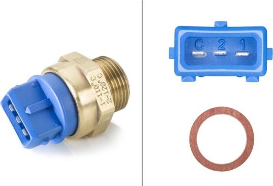 HELLA 6ZT 007 836-051 - Interrupteur de température, ventilateur de radiateur droxauto.com