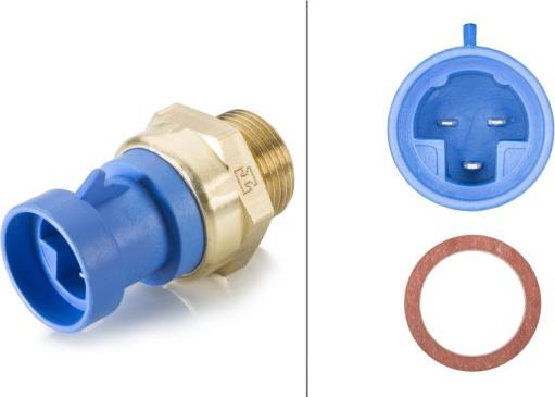 HELLA 6ZT 007 837-111 - Interrupteur de température, ventilateur de radiateur droxauto.com