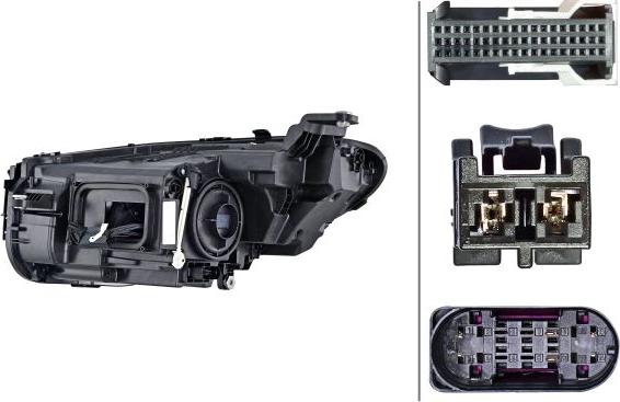 HELLA 1EX 015 619-821 - Projecteur principal droxauto.com