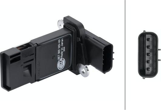 HELLA 8ET 009 149-491 - Débitmètre de masse d'air droxauto.com