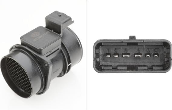 HELLA 8ET 009 142-001 - Débitmètre de masse d'air droxauto.com