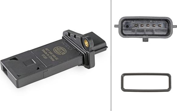 HELLA 8ET 009 142-081 - Débitmètre de masse d'air droxauto.com