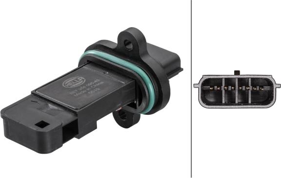 HELLA 8ET 358 095-431 - Débitmètre de masse d'air droxauto.com