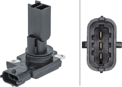 HELLA 8ET 358 095-851 - Débitmètre de masse d'air droxauto.com