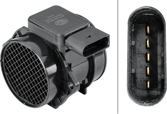 HELLA 8ET 358 095-351 - Débitmètre de masse d'air droxauto.com