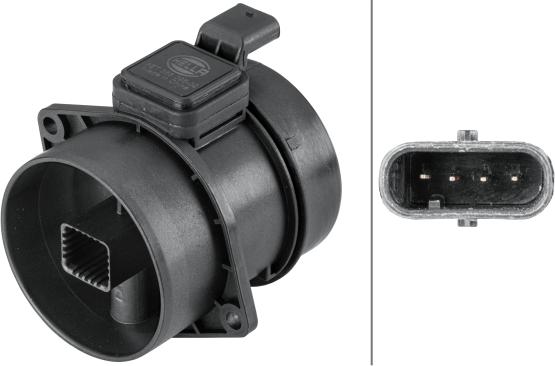 HELLA 8ET 358 095-321 - Débitmètre de masse d'air droxauto.com