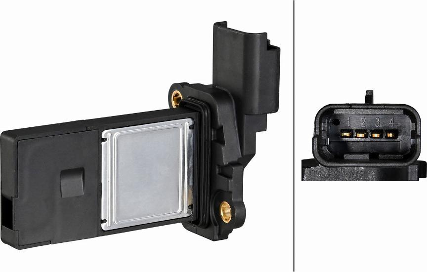 HELLA 8ET 358 095-211 - Débitmètre de masse d'air droxauto.com