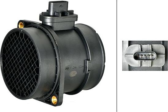HELLA 8ET 358 166-571 - Débitmètre de masse d'air droxauto.com