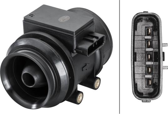 HELLA 8ET 358 166-251 - Débitmètre de masse d'air droxauto.com