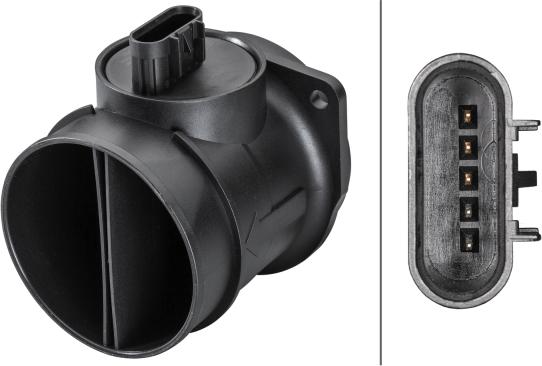 HELLA 8ET 358 166-281 - Débitmètre de masse d'air droxauto.com