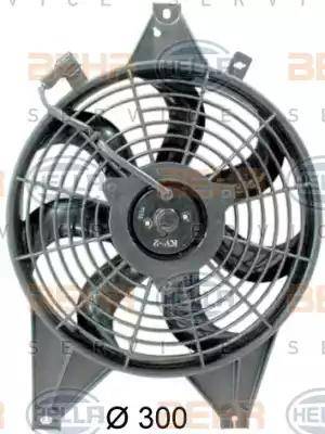HELLA 8EW 351 034-631 - Ventilateur, condenseur de climatisation droxauto.com