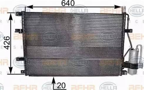 HELLA 8FC 351 037-641 - Condensateur, climatisation droxauto.com