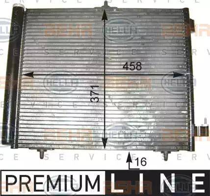 HELLA 8FC 351 303-541 - Condensateur, climatisation droxauto.com