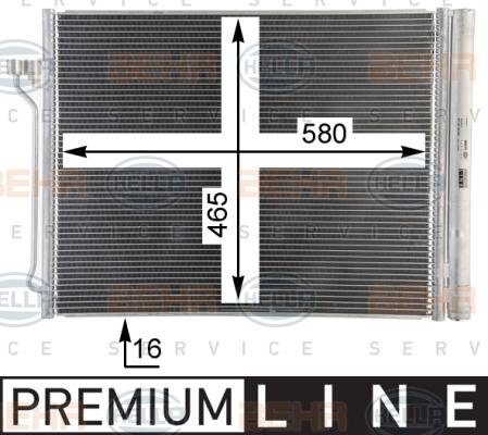 HELLA 8FC 351 303-631 - Condensateur, climatisation droxauto.com