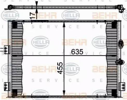 HELLA 8FC 351 302-071 - Condensateur, climatisation droxauto.com
