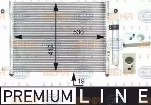 HELLA 8FC 351 302-731 - Condensateur, climatisation droxauto.com