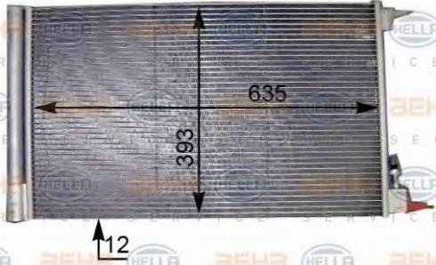 HELLA 8FC 351 307-634 - Condensateur, climatisation droxauto.com