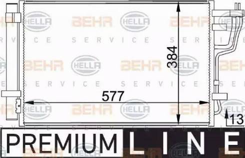 HELLA 8FC 351 318-441 - Condensateur, climatisation droxauto.com