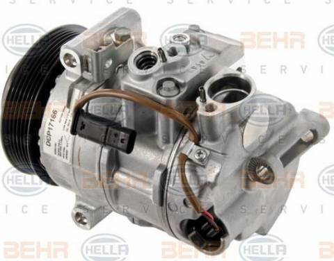 HELLA 8FK 351 008-281 - Compresseur, climatisation droxauto.com