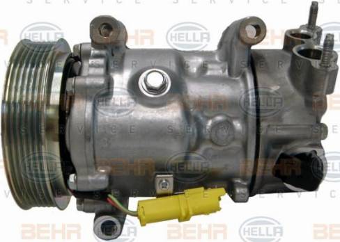 HELLA 8FK 351 007-211 - Compresseur, climatisation droxauto.com