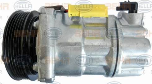 HELLA 8FK 351 007-711 - Compresseur, climatisation droxauto.com