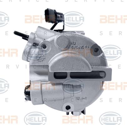 HELLA 8FK 351 010-061 - Compresseur, climatisation droxauto.com