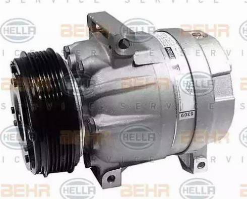 HELLA 8FK 351 134-121 - Compresseur, climatisation droxauto.com