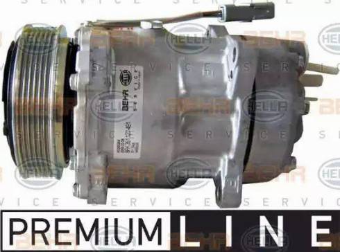 HELLA 8FK 351 127-491 - Compresseur, climatisation droxauto.com