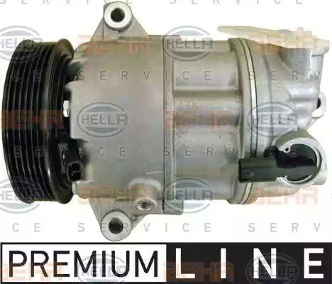 HELLA 8FK 351 340-331 - Compresseur, climatisation droxauto.com