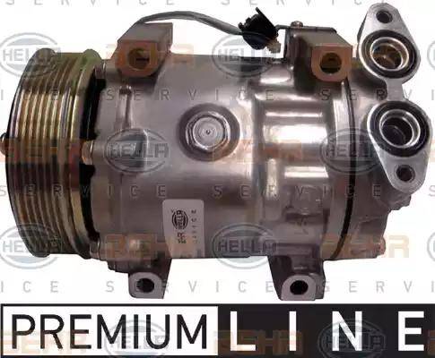 HELLA 8FK 351 316-071 - Compresseur, climatisation droxauto.com