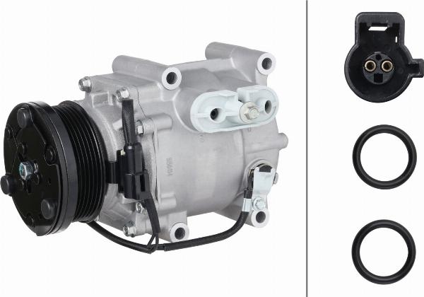 HELLA 8FK 366 201-581 - Compresseur, climatisation droxauto.com