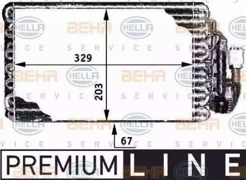 HELLA 8FV 351 210-011 - Évaporateur climatisation droxauto.com