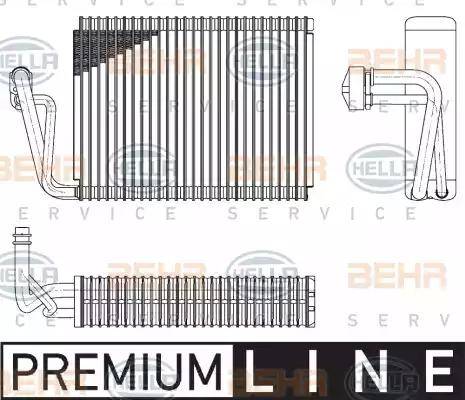 HELLA 8FV 351 211-251 - Évaporateur climatisation droxauto.com