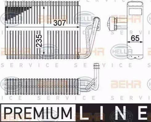 HELLA 8FV 351 211-261 - Évaporateur climatisation droxauto.com