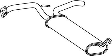 HELLA 8LD 366 032-261 - Silencieux arrière droxauto.com