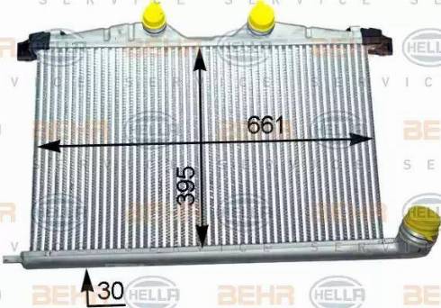 HELLA 8ML 376 910-321 - Intercooler, échangeur droxauto.com