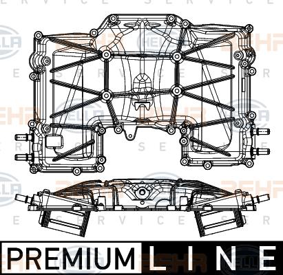 HELLA 8ML 376 794-031 - Intercooler, échangeur droxauto.com