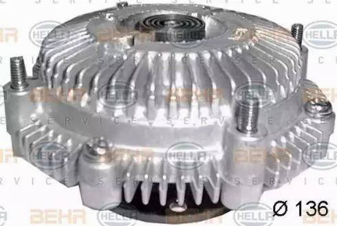 HELLA 8MV 376 791-021 - Embrayage, ventilateur de radiateur droxauto.com