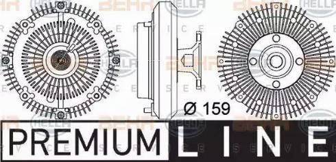 HELLA 8MV 376 757-391 - Embrayage, ventilateur de radiateur droxauto.com