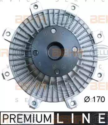 HELLA 8MV 376 734-251 - Embrayage, ventilateur de radiateur droxauto.com