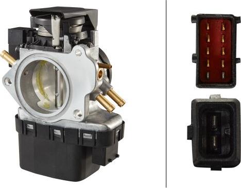 HELLA 8UK 007 623-271 - Corps papillon droxauto.com