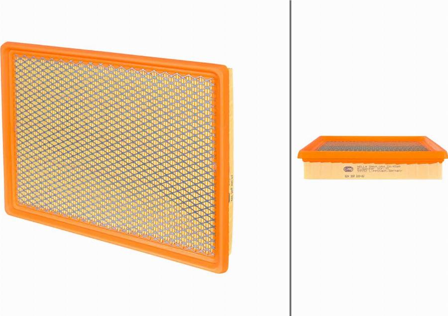 HELLA 8ZA 358 320-821 - Filtre à air droxauto.com