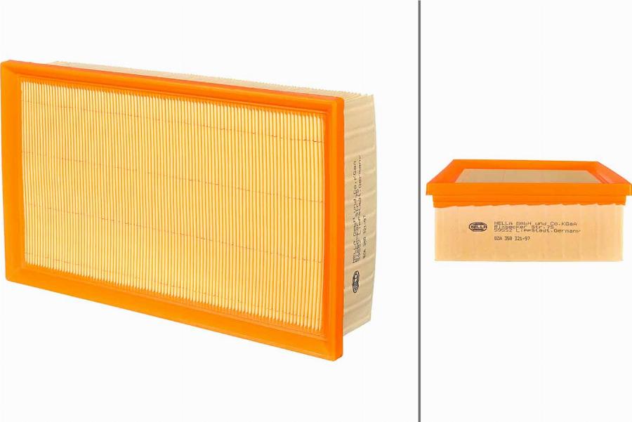 HELLA 8ZA 358 321-971 - Filtre à air droxauto.com